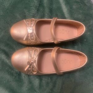 Gold Kids Flats